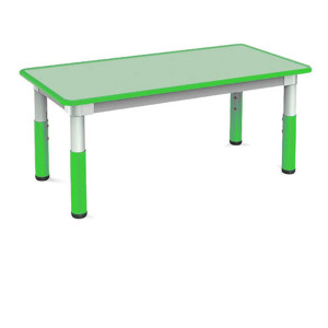 TAVOLO TELESCOPICO 120X60X46CM H46/58CM VERDE CWR COD. 10873