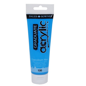 COLORE ACRILICO FINE GRADUATE TUBO 120 ML CERULEO IMIT. DALER ROWNEY COD. D123120130