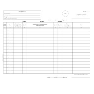 REGISTRO CARICO/SCARICO STUPEFACENTI UNITA' OPERATIVE 100PAG NUM. DU132101200 COD. DU132101200
