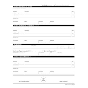REGISTRO AUTODEMOLITORI 200PAG NUMERATE DU134020000 COD. DU134020000