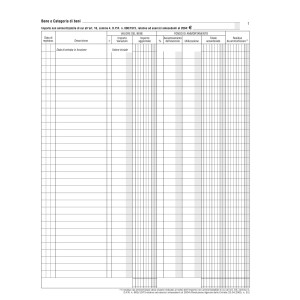 REGISTRO BENI AMMORTIZZABILI 45PAG. NUM. 31X24,5CM DU136800000 DATA UFFCIO COD. DU136800000