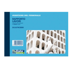 BLOCCO RAPPORTO LAVORI 50X2 AUTORIC. DU1679C0000 COD. DU1679C0000
