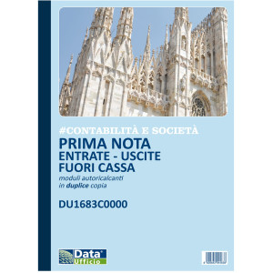 BLOCCO ENTRATE/USCITE EXTRA CASSA 50X2 COPIE AUTORICALCANTE DU1683C0000 COD. DU1683C0000