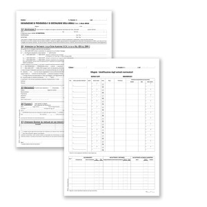 DICHIARAZIONE PROV/DESTINAZ.ANIMALI MOD.4MC 4 COPIE AUTORIC. DU8870R0000 DU COD. DU8870R0000 CONFEZIONE DA 25