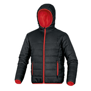 PIUMINO IMBOTTITO DOON TG. XXL NERO/ROSSO COD. DOONNRXX