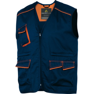 GILET DA LAVORO M6GIL BLU/ARANCIO TG. L PANOSTYLE COD. M6GILBMGT