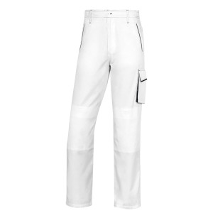 PANTALONE DA LAVORO PANOSTYLE BIANCO/GRIGIO TG. M COD. M6PANBCTM