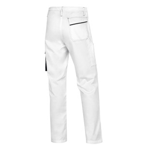 PANTALONE DA LAVORO PANOSTYLE BIANCO/GRIGIO TG. M COD. M6PANBCTM