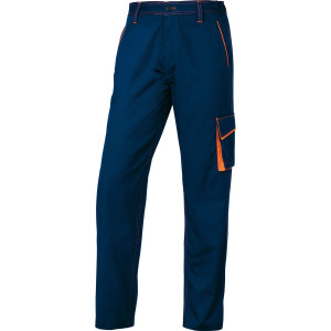 PANTALONE DA LAVORO M6PAN BLU/ARANCIO TG. L PANOSTYLE COD. M6PANBMGT