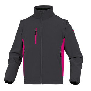 GIACCA SOFTSHELL MYSEN 2 TG.L GRIGIO/FUCSIA COD. MYSE2GFGT