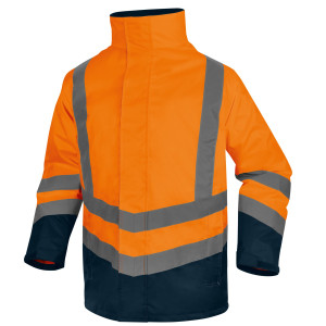 PARKA 5IN1 OPTIMUM 3 ALTA VISIBILITA' - ARANCIO FLUO - TG. L - DELTAPLUS COD. OPTI3OMGT