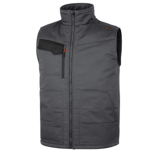 GILET MULTITASCHE STOCKTON3 TG. L GRIGIO/ARANCIO COD. STOC3GOGT