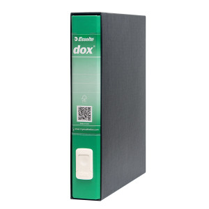 REGISTRATORE DOX 4 VERDE DORSO 5CM F.TO COMMERCIALE ESSELTE COD. D26414