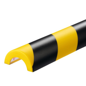 PROFILO PARACOLPI PER SUPERFICI TUBOLARI P30 GIALLO/NERO DURABLE COD. 1115-130