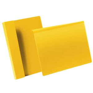 50 BUSTE IDENTIFICAZIONE CON ALETTA 210X297MM (A4-ORIZ) 1723 GIALLO DURABLE COD. 1723-04