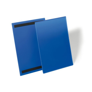 50 BUSTE IDENTIFICAZIONE MAGNETICHE 210X297MM (A4-VERT.) ART.1744 BLU DURABLE COD. 1744-07