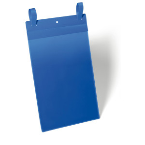 50 BUSTE IDENTIFICAZIONE CON FASCETTE 210X297MM (A4-VERT.) ART.1750 BLU DURABLE COD. 1750-07