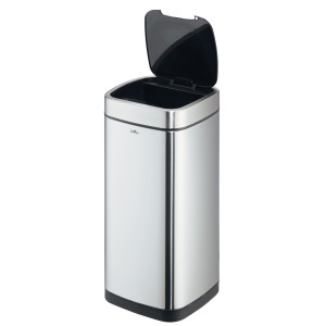 CESTINO CON SENSORE NO TOUCH 35L ARGENTO METALLIZZATO DURABLE COD. 3423-23
