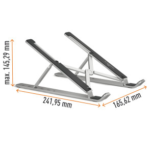 SUPPORTO ALZA NOTEBOOK FOLD FINO A 15'' DURABLE COD. 5051-23