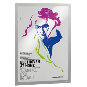 CORNICE ADESIVA DURAFRAME  POSTER A2 42X59,4CM ARGENTO 5053-23 DURABLE COD. 5053-23