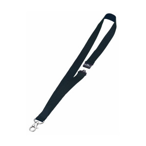 10 CORDONCINI PORTABADGE 20MM NERO DURABLE COD. 8137-01