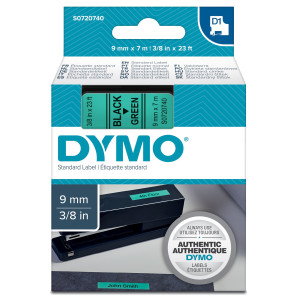 NASTRO DYMO TIPO D1 (9MMX7M) NERO/VERDE 409190 COD. S0720740