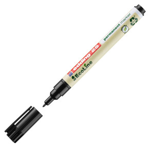 MARCATORE PERMANENTE 25 ECOLINE PUNTA TONDA 1.0MM NERO EDDING COD. 4-25001 CONFEZIONE DA 10