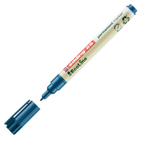 MARCATORE PERMANENTE 25 ECOLINE PUNTA TONDA 1.0MM BLU EDDING COD. 4-25003 CONFEZIONE DA 10