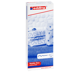 ASTUCCIO 5 COLORI FREDDI PER TESSUTO PUNTA 2,0-3,0MM 4500 EDDING COD. 4-4500-5099