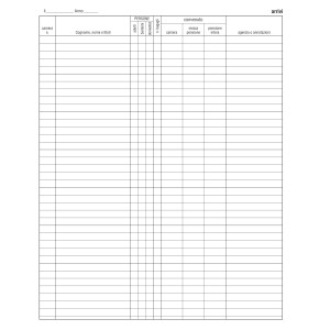 REGISTRO ARRIVI PARTENZE 31X24.5CM 46PAG E2839 EDIPRO COD. E2839 CONFEZIONE DA 2
