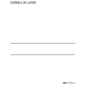 REGISTRO GIORNALE LAVORI 31X21CM 47PAGINE NUMERATE E2909 EDIPRO COD. E2909