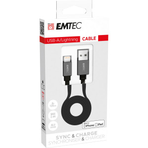 EMTEC CAVO USB-A TO LIGHTNING T700 COD. ECCHAT700AP