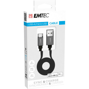EMTEC CAVO USB-A TO MICRO-USB T700 COD. ECCHAT700MB