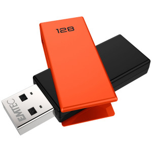 MEMORIA USB 2.0 C350 128GB ARANCIONE COD. ECMMD128GC352