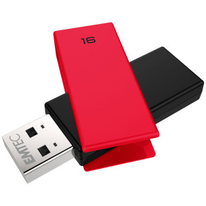 MEMORIA USB 2.0 C350 16GB ROSSO COD. ECMMD16GC352