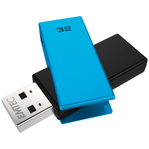MEMORIA USB 2.0 C350 32GB BLU COD. ECMMD32GC352