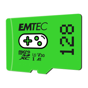 EMTEC MSD 128GB UHS-I U3 V30 A1 GAMING VERDE COD. ECMSDM128GXCU3G
