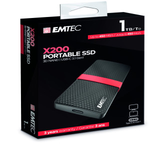 EMTEC HARD DISK SSD ESTERNO DA 1 TERABYTE (3.1) COD. ECSSD1TX200