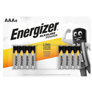 BLISTER 8 PILE MINISTILO AAA - ENERGIZER ALKALINE POWER COD. E300839200