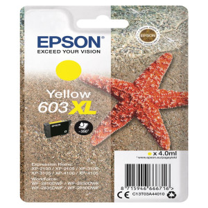 CARTUCCIA DI INCHIOSTRO EPSON GIALLO SERIE 603XL STELLA MARINA COD. C13T03A44010