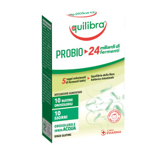 INTEGRATOR PROBIO 24 MILIARDI DI FERMENTI 10 BUSTINE OROSOLUBILI 25GR EQUILIBRA COD. 24M