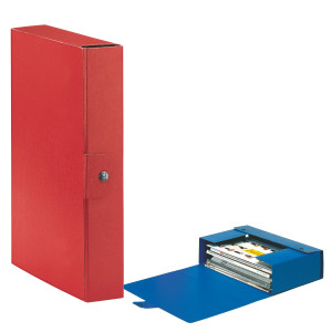 SCATOLA PROGETTO C26 25X35CM DORSO 6 ROSSO ESSELTE COD. 390326160 CONFEZIONE DA 5