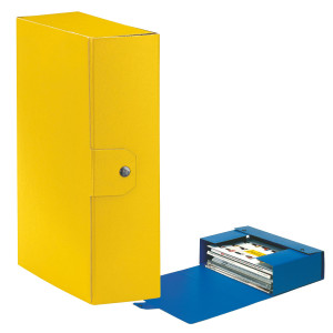 SCATOLA PROGETTO C30 25X35CM DORSO 10 GIALLO ESSELTE COD. 390330090 CONFEZIONE DA 5