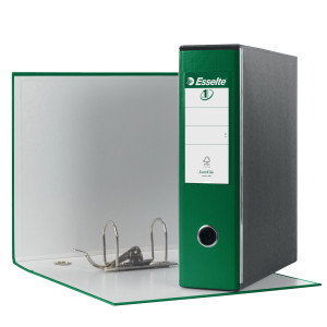 REGISTRATORE EUROFILE G53 VERDE DORSO 8CM F.TO COMMERCIALE ESSELTE COD. 390753180