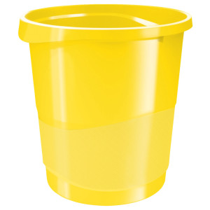 CESTINO PER UFFICIO EUROPOST GIALLO VIVIDA 14LT ESSELTE COD. 623946