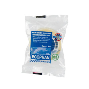 NASTRO ADESIVO ECOPHAN 15MMX10MT IN CARAMELLA EUROCEL COD. 001416147 CONFEZIONE DA 30