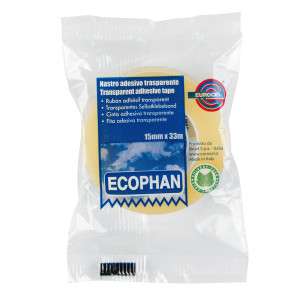 NASTRO ADESIVO ECOPHAN 15MMX33MT IN CARAMELLA EUROCEL COD. 001416153 CONFEZIONE DA 10