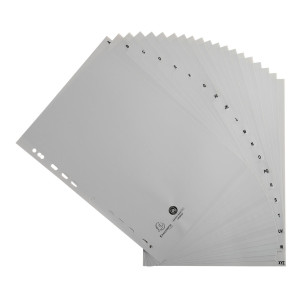 INTERCALARE ALFABETICO IN PP RICICLATO A-Z GRIGIO A4 EXACOMPTA COD. 1720E
