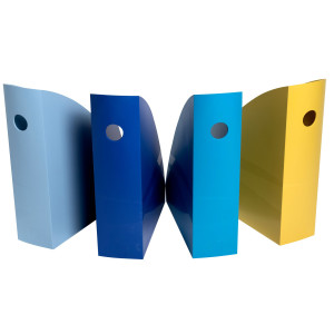 SET 4 PORTARIVISTE MAG-CUBE COLORI ASSORTITI BEE BLUE EXACOMPTA COD. 18202SETD