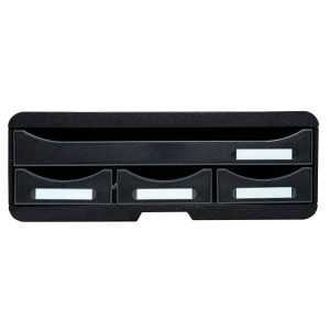 CASSETTIERA TOOLBOX 4 CASSETTI NERO EXACOMPTA COD. 319714D